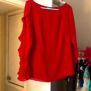 Red women’s blouse